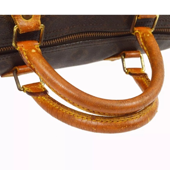 AUTH LOUIS VUITTON SPEEDY 30 HANDBAG PURSE MONOGRAM CANVAS - Picture 5 of 10